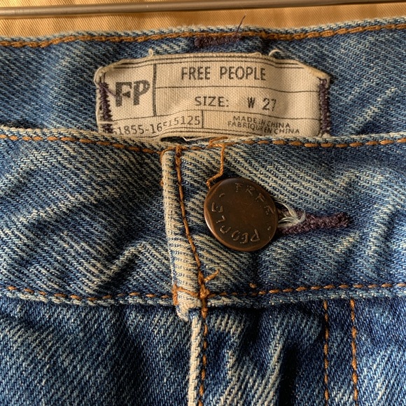 Free People fray-bottom jeans - Picture 2 of 4